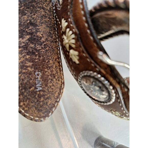 Justin vinatge leather belt main image 7
